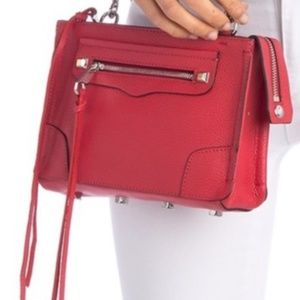 Rebecca Minkoff Regan Leather Crossbody Bag with Silver Hardware